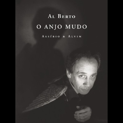 Capa de livro 'O ANJO MUDO' com imagem de um homem e uma asa nas costas