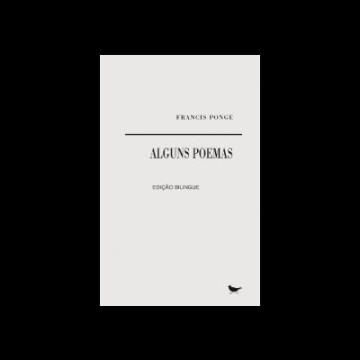 Capa de livro branca com texto e logotipo de pássaro preto