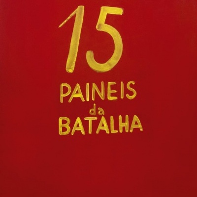 Capa de livro vermelha com texto amarelo