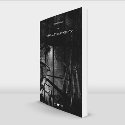 Livro encostado, capa a preto e branco com texto ESTACAO APARTE 2019-2020