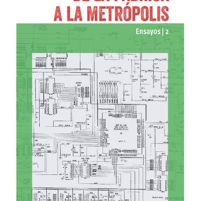Capa de livro com esquema técnico e texto em vermelho e cinzento