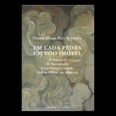 Capa de livro com padrão abstrato e texto em branco