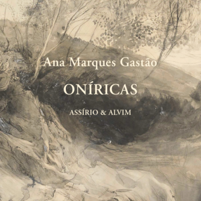 Capa de livro com ilustração em sépia e texto do título e autor