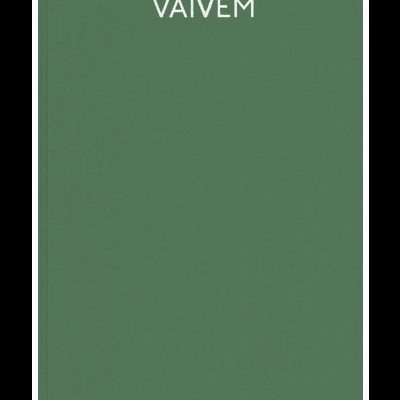 Capa verde de livro com o título VAIVÉM em letras brancas