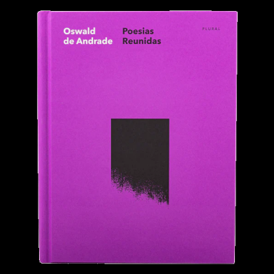 Capa roxa de livro com texto branco e quadrado preto esbatido no centro