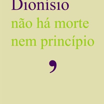 Capa de livro bege claro com texto roxo e verde