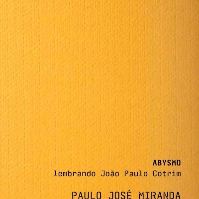Capa de livro amarela com texto preto