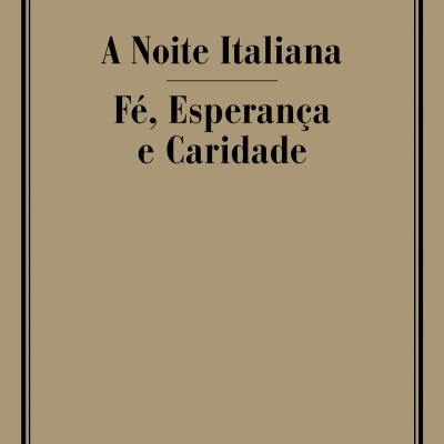 Capa de livro castanha com título e autor em preto