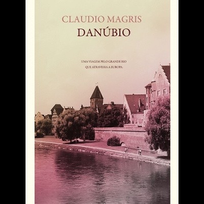 Capa de livro com título Danúbio e imagem de rio e edifícios antigos.