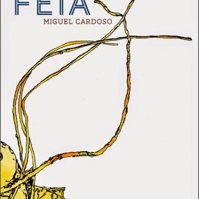 Capa de livro 'FRUTA FEIA' com ilustração de raiz ou fruta deformada