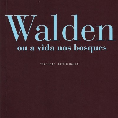 Capa de livro 'Walden ou a vida nos bosques' de Henry David Thoreau