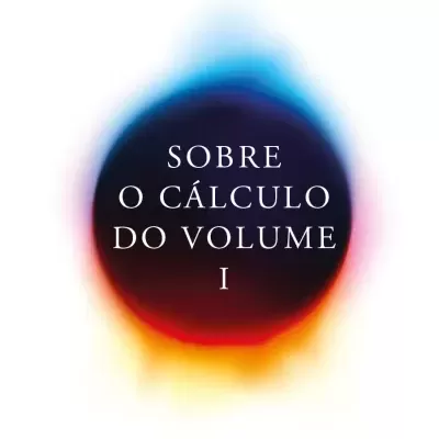 Capa de livro 'SOBRE O CÁLCULO DO VOLUME I' de Solvej Balle com círculo colorido
