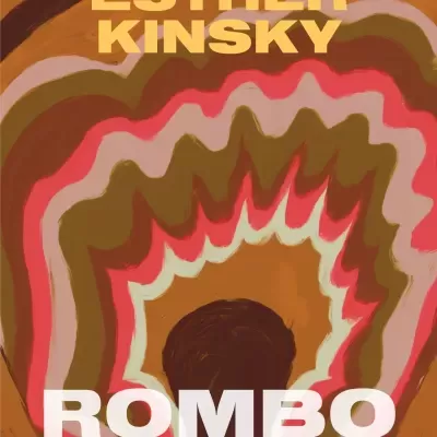 Capa de livro colorida com texto e padrão ondulado