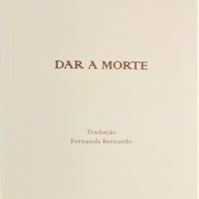 Capa de livro com título 'DAR A MORTE' de Jacques Derrida