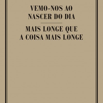 Capa bege de livro com texto a preto e moldura preta fina