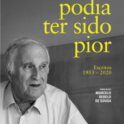 Capa de livro com fotografia de homem idoso e título podia ter sido pior