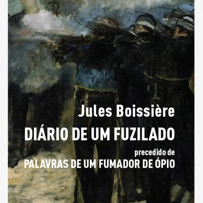 Capa de livro com figuras a disparar armas e texto com título e autor