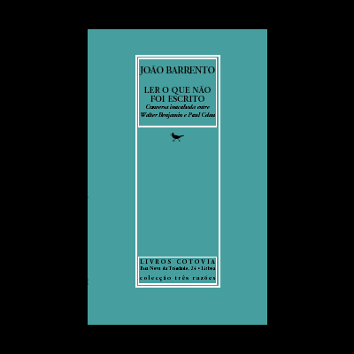 Capa de livro azul com texto preto e ícone de pássaro
