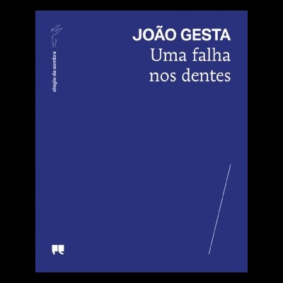 Capa de livro azul com texto branco e símbolos pequenos