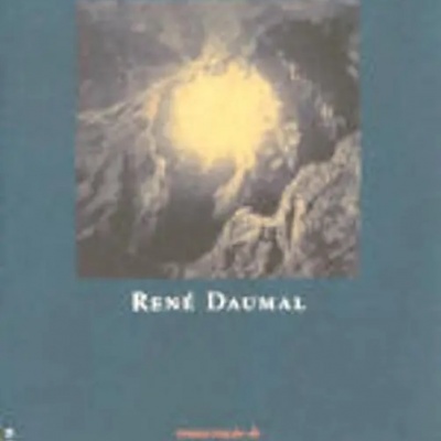 Capa de livro 'A GUERRA SANTA' de René Daumal com imagem luminosa central