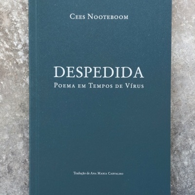 Livro 'Despedida' de Cees Nooteboom em capa verde escura