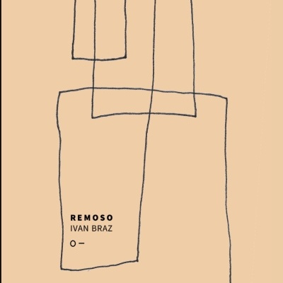 Capa de livro cor bege com linhas pretas geométricas e texto REMOSO IVAN BRAZ O-