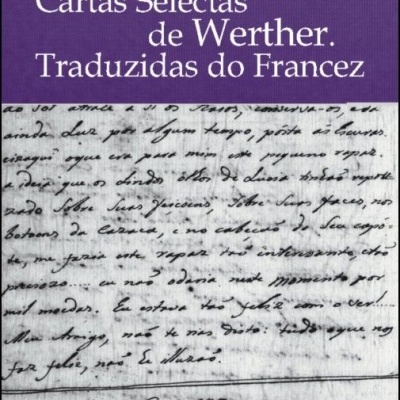 Capa de livro com título e manuscrito em fundo roxo e papel envelhecido