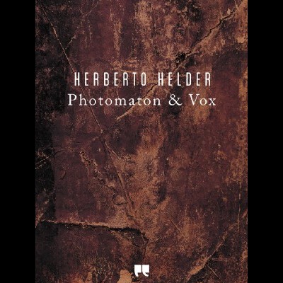 Capa de livro rústica com texto HERBERTO HELDER Photomaton & Vox