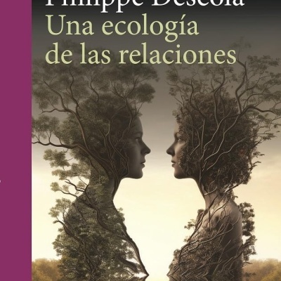 Capa de livro com título Una ecología de las relaciones de Philippe Descola