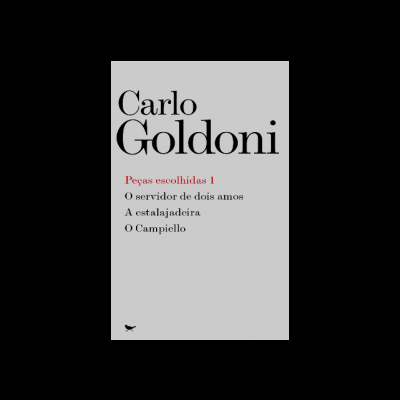 Capa de livro com texto de títulos de peças