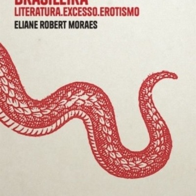 Capa do livro com título em vermelho e preto e desenho de tentáculo vermelho