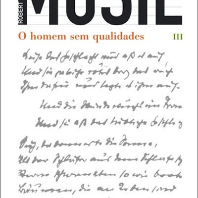 Capa do livro 'O homem sem qualidades III' de Robert Musil com texto manuscrito e logótipo Dom Quixote