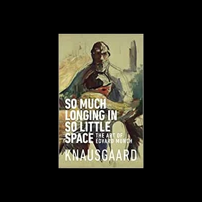 Capa de livro com pintura expressionista e texto sobre Edvard Munch.