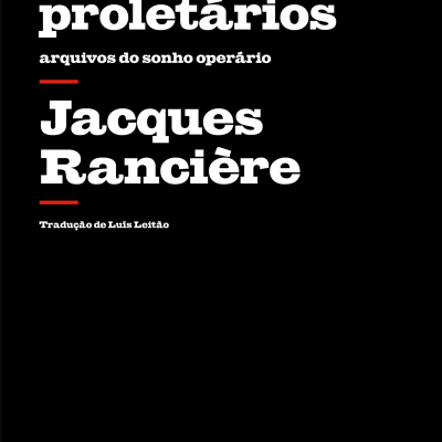 Capa preta de livro com texto branco e vermelho com título e autor