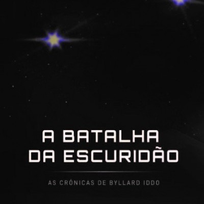 Capa de livro preta com estrelas e texto branco