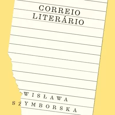 Capa de livro com título Correio Literário e autor Wisława Szymborska