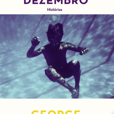 Capa do livro Dez de Dezembro Histórias com pessoa submersa em água