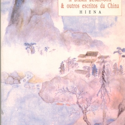 Capa de livro com pintura tradicional chinesa e texto do título e autor