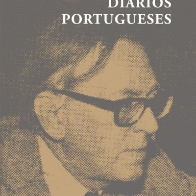 Capa de livro com título Diários Portugueses e foto de homem com óculos