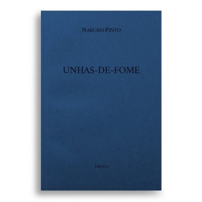 Capa de livro azul escura com título e autor em preto