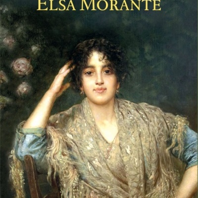 Capa do livro com pintura de mulher com xaile bege sentada numa cadeira, fundo escuro.