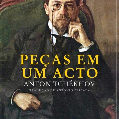 Capa de livro com ilustração de homem sentado em cadeira verde e texto do título e autor no centro