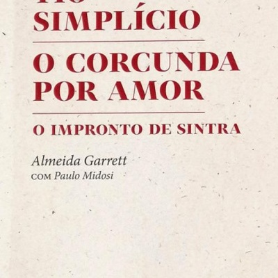 Capa de livro com texto vermelho e preto em fundo bege.