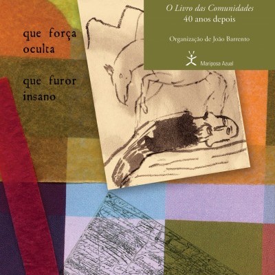 Capa colorida com ilustração a preto e branco de pessoa e cavalo e textos do livro