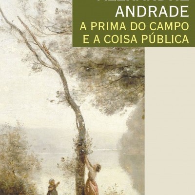 Capa de livro com título e pintura de três pessoas junto a uma árvore.
