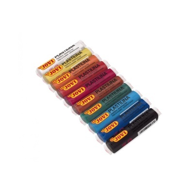 Conjunto de 10 barras de plastilina JOVI de cores variadas