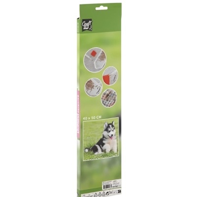 embalagem verde com imagem de cachorro e texto Craft DIY 40 x 50 CM