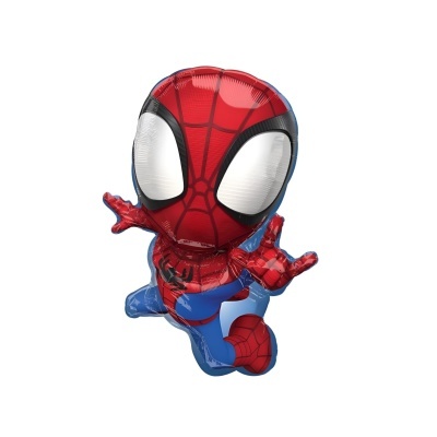 Balão de Homem-Aranha vermelho e azul