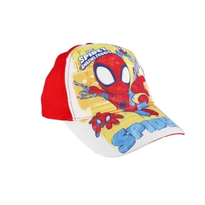 Boné infantil Homem-Aranha com estampa colorida e texto