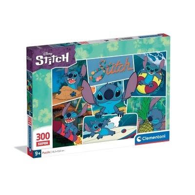 Caixa de puzzle Disney Stitch com 300 peças